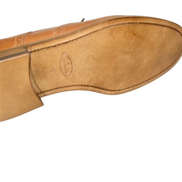 NIB  AUTHENTIC TOD\'S DERBY LACE UP LEATHER  SHOES main image 7
